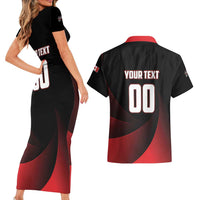 Custom Canada Lacrosse 2025 Couples Matching Short Sleeve Bodycon Dress and Hawaiian Shirt Our Country and Our Game