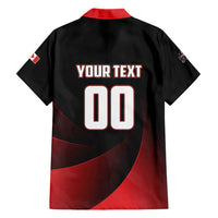 Custom Canada Lacrosse 2025 Family Matching Short Sleeve Bodycon Dress and Hawaiian Shirt Our Country and Our Game