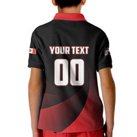 Custom Canada Lacrosse 2025 Kid Polo Shirt Our Country and Our Game