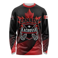 Custom Canada Lacrosse 2025 Long Sleeve Shirt Our Country and Our Game