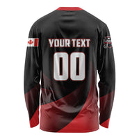 Custom Canada Lacrosse 2025 Long Sleeve Shirt Our Country and Our Game