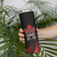 Custom Canada Lacrosse 2025 Skinny Tumbler Our Country and Our Game