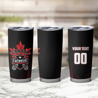 Custom Canada Lacrosse 2025 Tumbler Cup Our Country and Our Game