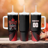 Custom Canada Lacrosse 2025 Tumbler With Handle Our Country and Our Game