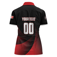Custom Canada Lacrosse 2025 Women Polo Shirt Our Country and Our Game
