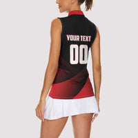 Custom Canada Lacrosse 2025 Women Sleeveless Polo Shirt Our Country and Our Game