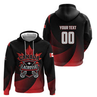 Custom Canada Lacrosse 2025 Zip Hoodie Our Country and Our Game