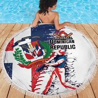 Baseball Dominican Republic Beach Blanket Come On Team DR Grunge Style