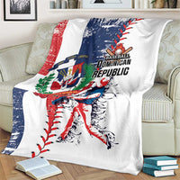 Baseball Dominican Republic Blanket Come On Team DR Grunge Style