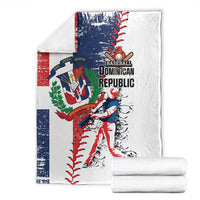Baseball Dominican Republic Blanket Come On Team DR Grunge Style
