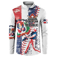 Personalized Baseball Dominican Republic Button Sweatshirt Come On Team DR Grunge Style