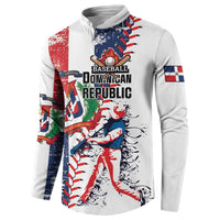 Personalized Baseball Dominican Republic Button Sweatshirt Come On Team DR Grunge Style