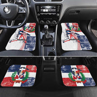 Baseball Dominican Republic Car Mats Come On Team DR Grunge Style