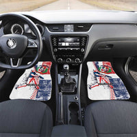 Baseball Dominican Republic Car Mats Come On Team DR Grunge Style