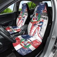 Baseball Dominican Republic Car Seat Cover Come On Team DR Grunge Style