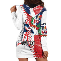 Personalized Baseball Dominican Republic Hoodie Dress Come On Team DR Grunge Style