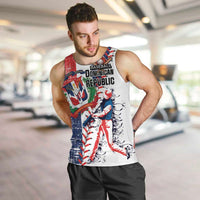 Personalized Baseball Dominican Republic Men Tank Top Come On Team DR Grunge Style