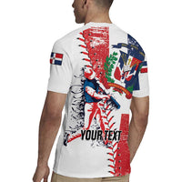 Personalized Baseball Dominican Republic Rugby Jersey Come On Team DR Grunge Style