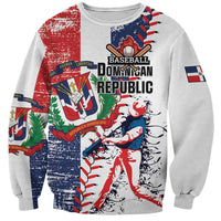 Personalized Baseball Dominican Republic Sweatshirt Come On Team DR Grunge Style