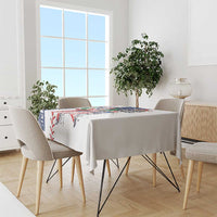 Baseball Dominican Republic Tablecloth Come On Team DR Grunge Style