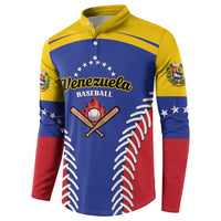 Custom Baseball Venezuela Button Sweatshirt Team Venezuela Go Champions