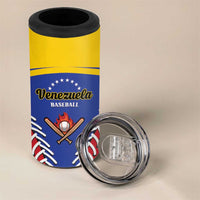 Custom Baseball Venezuela 4 in 1 Can Cooler Tumbler Team Venezuela Go Champions