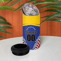 Custom Baseball Venezuela 4 in 1 Can Cooler Tumbler Team Venezuela Go Champions