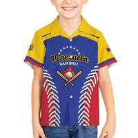 Custom Baseball Venezuela Family Matching Long Sleeve Bodycon Dress and Hawaiian Shirt Team Venezuela Go Champions