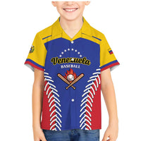 Custom Baseball Venezuela Family Matching Mermaid Dress and Hawaiian Shirt Team Venezuela Go Champions