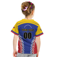 Custom Baseball Venezuela Kid T Shirt Team Venezuela Go Champions