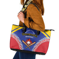 Baseball Venezuela Leather Tote Bag Team Venezuela Go Champions