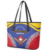 Baseball Venezuela Leather Tote Bag Team Venezuela Go Champions