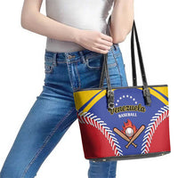 Baseball Venezuela Leather Tote Bag Team Venezuela Go Champions