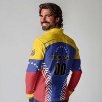 Custom Baseball Venezuela Long Sleeve Polo Shirt Team Venezuela Go Champions