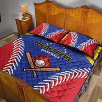 Baseball Venezuela Quilt Bed Set Team Venezuela Go Champions