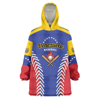 Custom Baseball Venezuela Wearable Blanket Hoodie Team Venezuela Go Champions