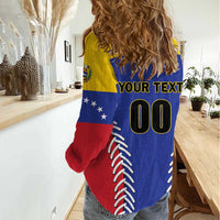 Custom Baseball Venezuela Women Casual Shirt Team Venezuela Go Champions