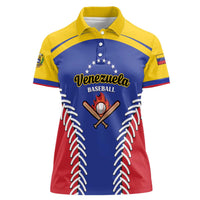 Custom Baseball Venezuela Women Polo Shirt Team Venezuela Go Champions