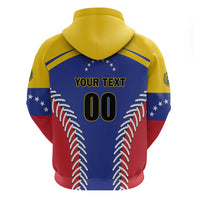 Custom Baseball Venezuela Zip Hoodie Team Venezuela Go Champions