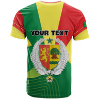 Custom Senegal T Shirt Bahamian Lion Baobab Flag Style - Wonder Print Shop