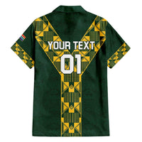 Custom South Africa 2024 Rugby Family Matching Summer Maxi Dress and Hawaiian Shirt Go Springboks Protea Pattern - Wonder Print Shop