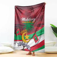 Personalized Maldives Independence Day 1965 Blanket Dhivehi Raajjeyge Jumhooriyyaa