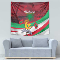 Personalized Maldives Independence Day 1965 Tapestry Dhivehi Raajjeyge Jumhooriyyaa - Wonder Print Shop