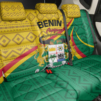 Personalized Benin Independence Day 1960 Back Car Seat Cover Fraternite Justice Travail - Wonder Print Shop