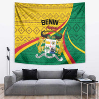 Personalized Benin Independence Day 1960 Tapestry Fraternite Justice Travail - Wonder Print Shop