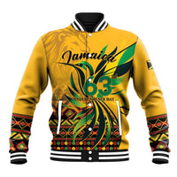 Personalized Jamaica Independence Day 1962 Baseball Jacket Jumieka Streamertail Reggae Pattern