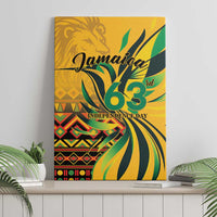 Jamaica Independence Day 1962 Canvas Wall Art Jumieka Streamertail Reggae Pattern