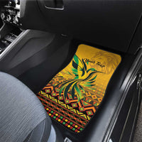 Jamaica Independence Day 1962 Car Mats Jumieka Streamertail Reggae Pattern