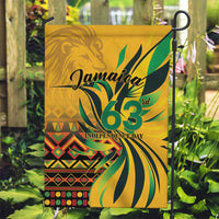 Jamaica Independence Day 1962 Garden Flag Jumieka Streamertail Reggae Pattern