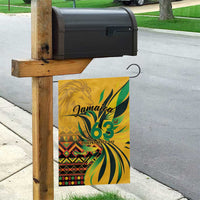 Jamaica Independence Day 1962 Garden Flag Jumieka Streamertail Reggae Pattern